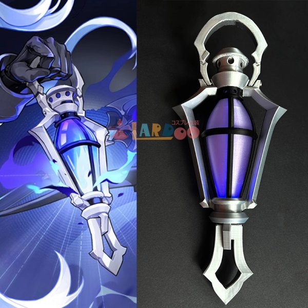 画像1: 原神 Genshin フリンズ  Flins  発光可能ランプ 30cm コスプレ武器 コスプレ道具 (1)
