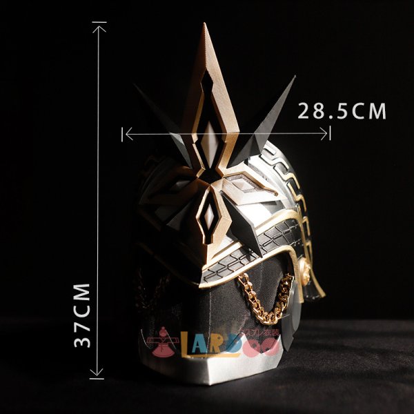 画像3: 原神 Genshin ファトゥス 「隊長」カピターノ ヘルメット マスク コスプレ道具 (3)