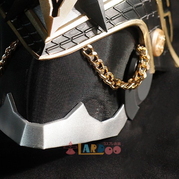 画像4: 原神 Genshin ファトゥス 「隊長」カピターノ ヘルメット マスク コスプレ道具 (4)