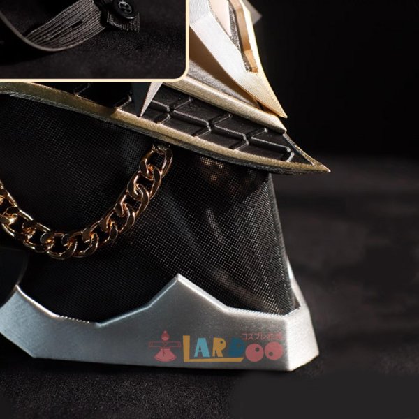 画像6: 原神 Genshin ファトゥス 「隊長」カピターノ ヘルメット マスク コスプレ道具 (6)