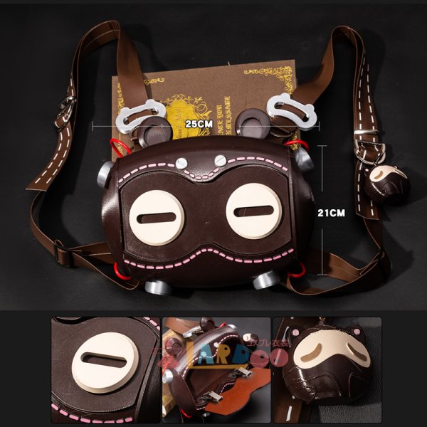 画像2: ゼンレスゾーンゼロ ゼンゼロ ZZZ  浮波柚葉 鞄+ぬいぐるみセット コスプレ道具  コスチューム (2)