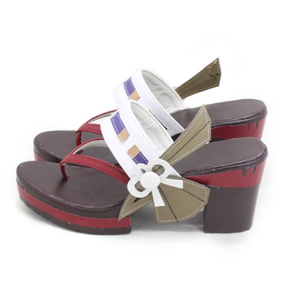 画像2: 原神 Genshin げんしん 八重神子  やえ みこ  コスプレ靴/シューズ (2)