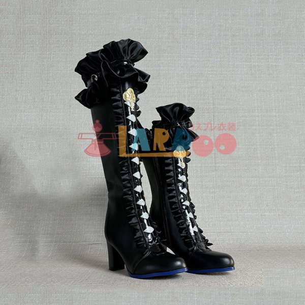 画像2: 崩壊スターレイル HonkaiStarRail マダム・ヘルタ-The Herta コスプレ靴/シューズ (2)