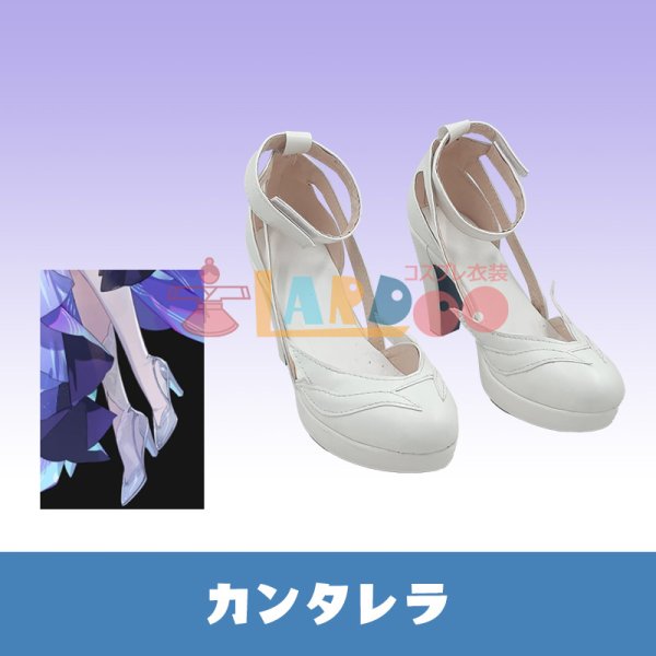 画像1: 鳴潮 メイチョウ Wuthering Waves カンタレラ Cantarella コスプレ靴/シューズ (1)