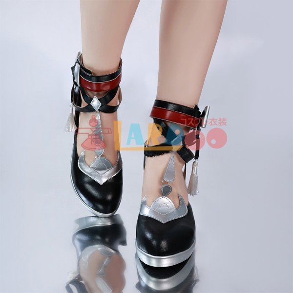 画像2: 原神 Genshin げんしん 藍硯 らんやん コスプレ靴/シューズ (2)