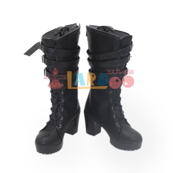 画像6: ゼンレスゾーンゼロ ゼンゼロ ZZZ 浮波柚葉 長ブーツ コスプレ靴/シューズ (6)