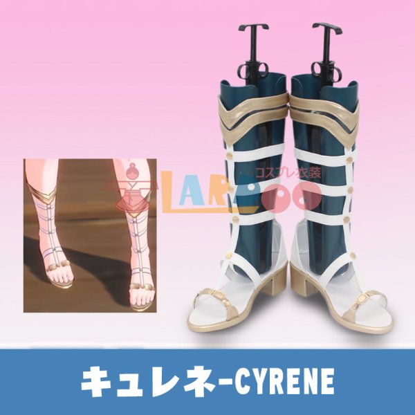 画像1: 崩壊スターレイル HonkaiStarRail  キュレネ  Cyrene コスプレ靴/シューズ (1)