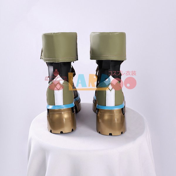 画像6: 原神 Genshin げんしん  ベネット「燃えろ！ラクガキ大冒険」コスプレ靴/シューズ (6)